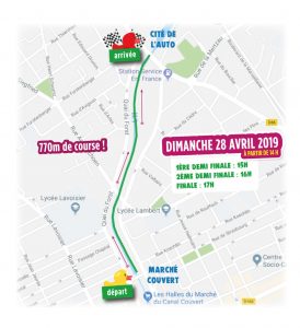 parcours de la Duck Race Mulhouse 2019