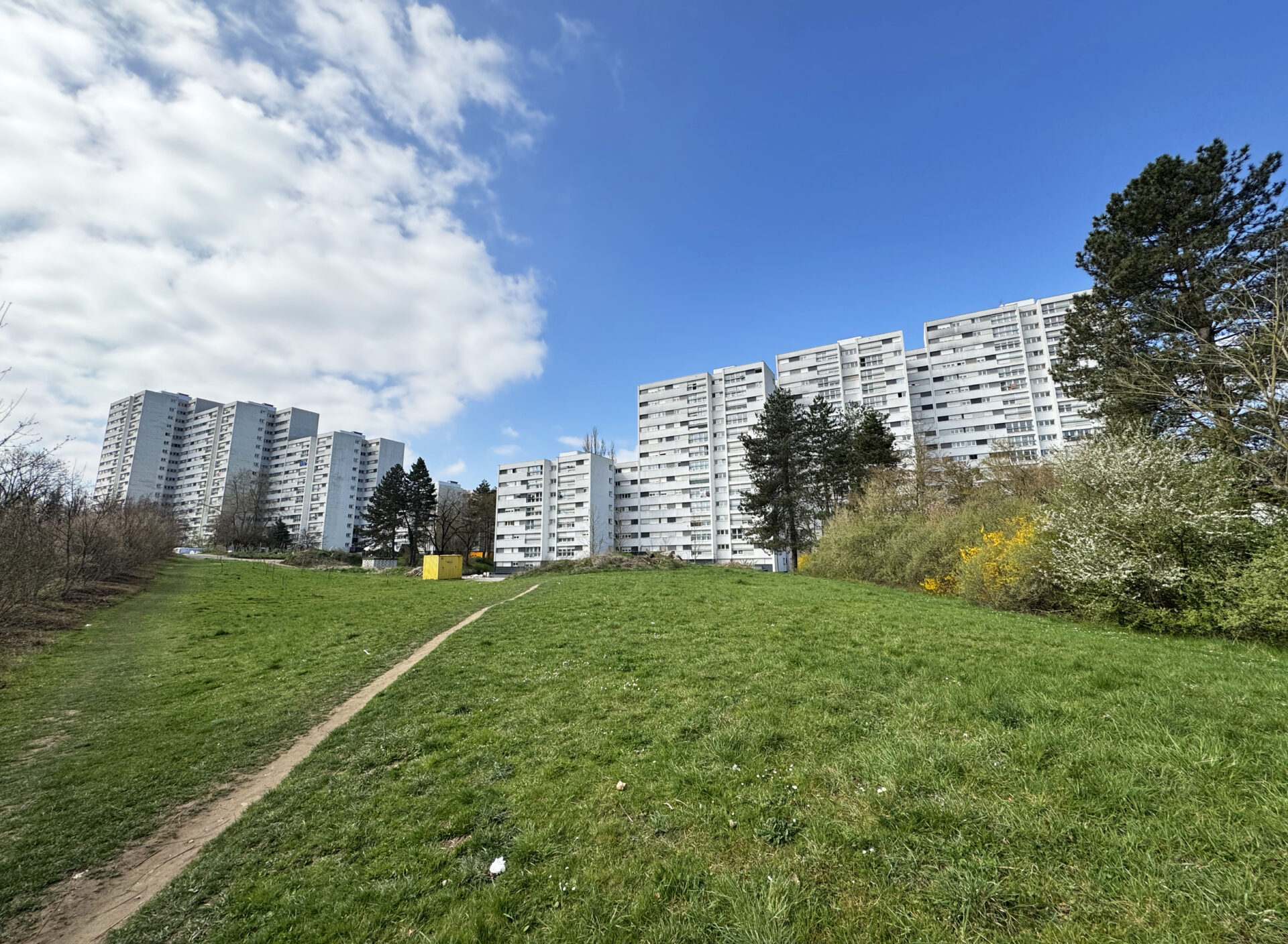 espace vert aux Coteaux dédié à l'agriculture urbain