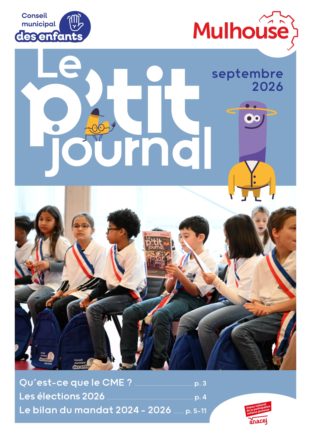 Couverture Le p'tit journal des enfants octobre 2026